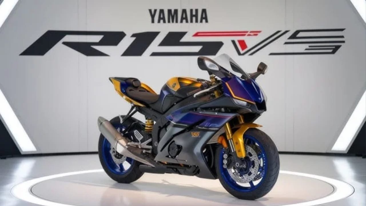 Yamaha R15 V5 Top Model – 155cc Liquid-Cooled Engine, 18.4PS Power & 60km/l Mileage Sportbike Under ₹75,000!