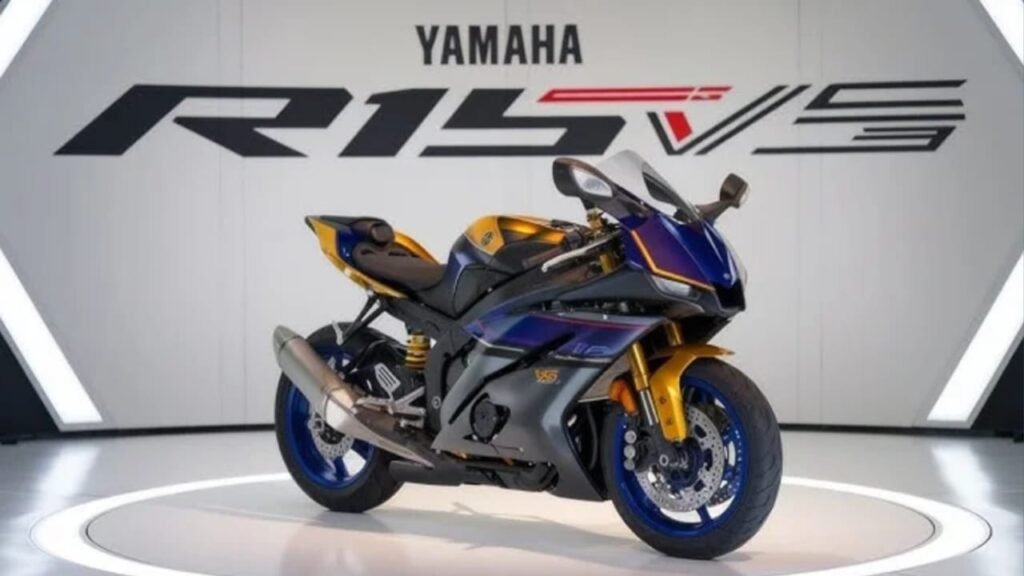 Yamaha R15 V5 Bike 2026 – 155cc Liquid-Cooled Engine, 18.4HP Power & Aggressive Racing Design!